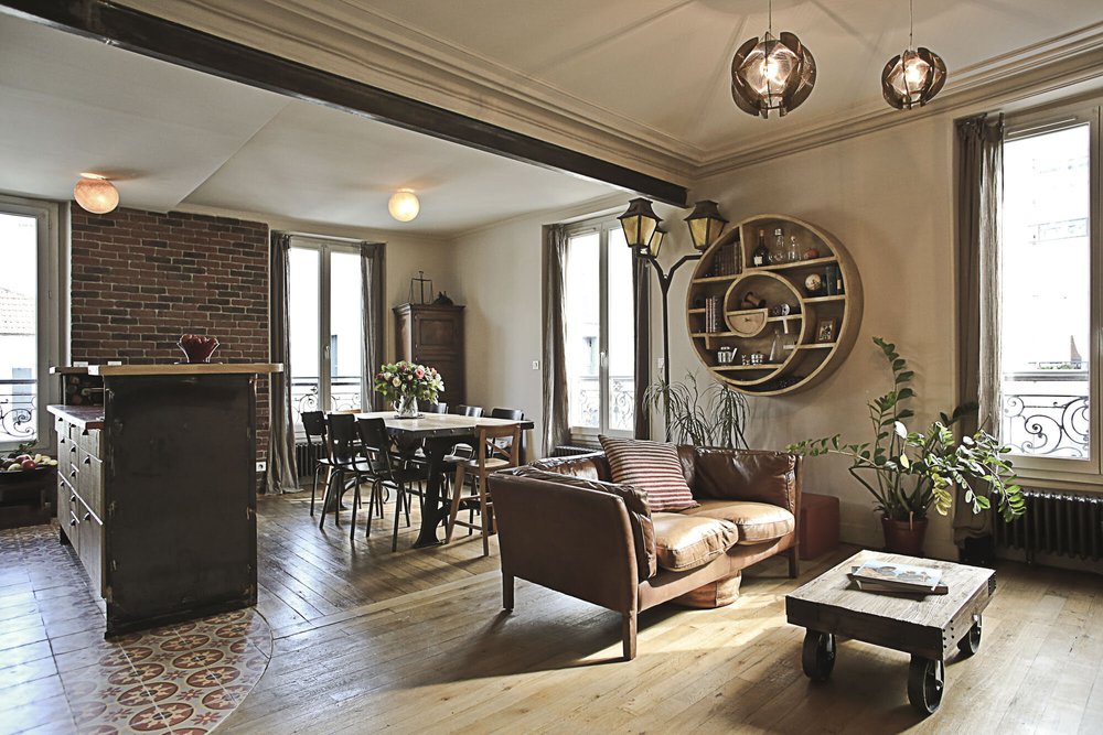 Familial industriel rétro | Vincennes — réalisation D’intérieur